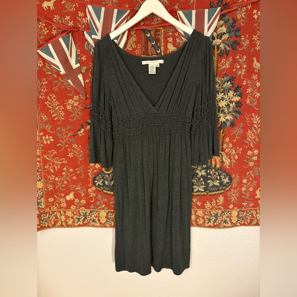 Studio M Charcoal Midi Dress